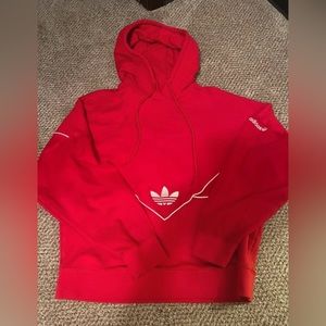 Women’s red Adidas hoodie